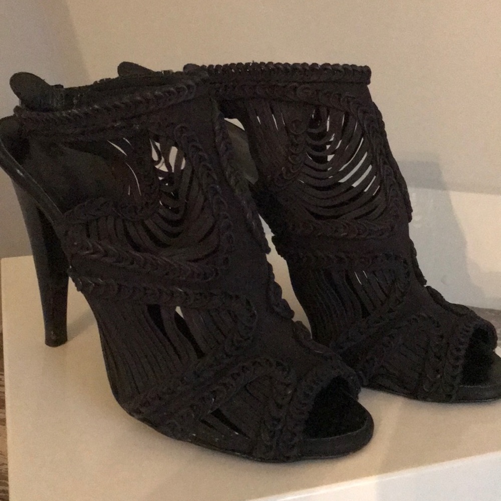 Thakoon Black suede sandals